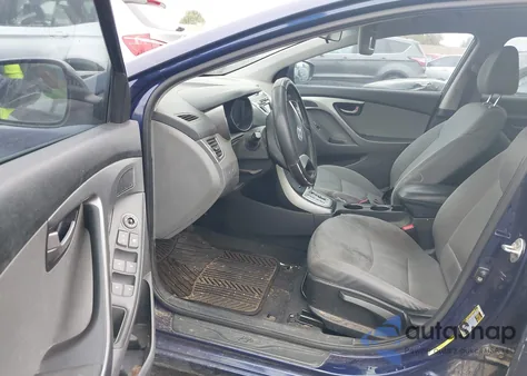 2011 Hyundai Elantra Gls from USA, damaged, VIN 5NPDH4AE0BH026695